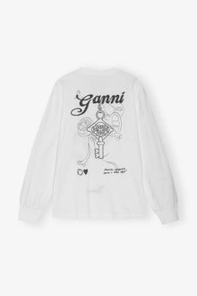 Re-cut Heavy Long-sleeve T-Shirt | Egret