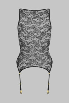 Suspender Tank Top - Flashback | Black