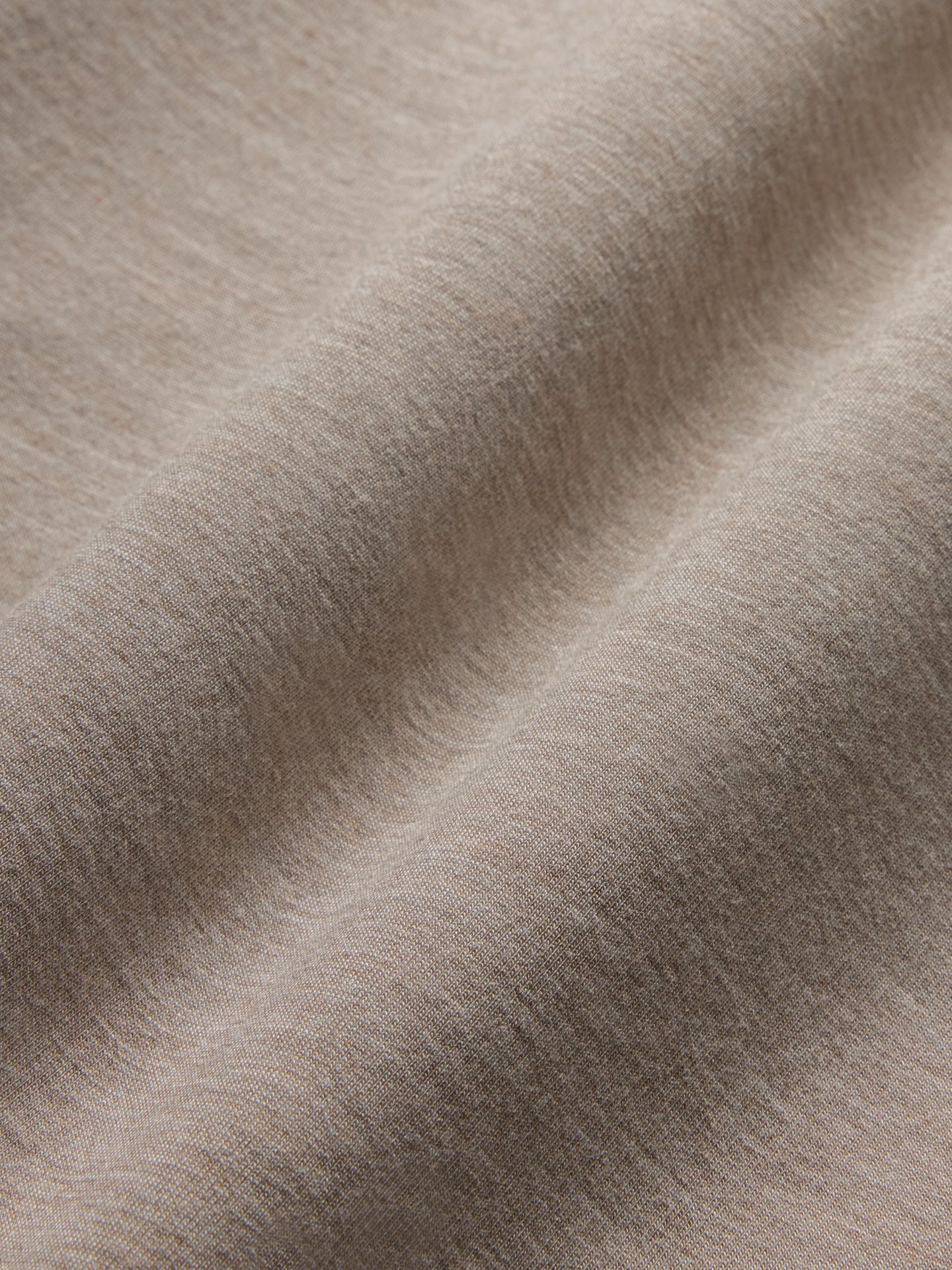 Tapered Leg Jogger in Interlock | Taupe Heather