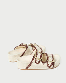 Color: Brown/Cream