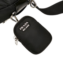 Prada | Pre-Owned Re-Nylon & Spazzolato Pocket Crossbody | Black
