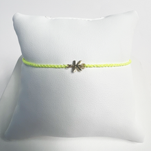 Friendship Initial Bracelet | 10K Yellow Gold | Neon Yellow