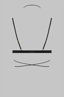 Triangle Bra - French Kiss | Black
