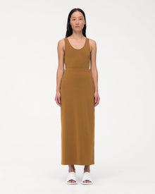 Another Tomorrow Tube Skirt in Tapenade – Cotton Women's Skirt