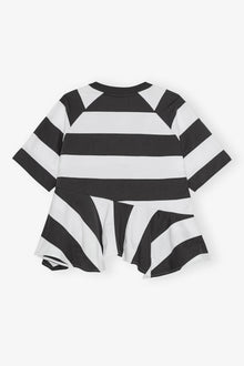 T Shirt in Heavy Cotton with Stripes | Phantom Stripe