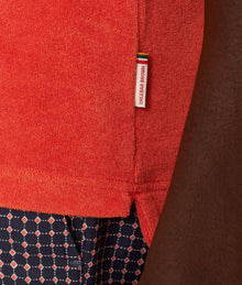 Terry Towelling Tailored Fit Organic Cotton Towelling Polo Shirt | Firestone