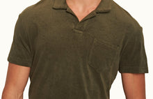 Terry Towelling Tailored Fit Organic Cotton Towelling Polo Shirt | Palm