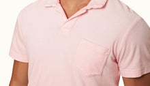 Terry Towelling Tailored Fit Organic Cotton Towelling Resort Polo Shirt | Rose