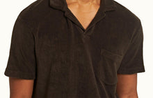 Terry Towelling Tailored Fit Resort Towelling Polo Shirt | Truffle