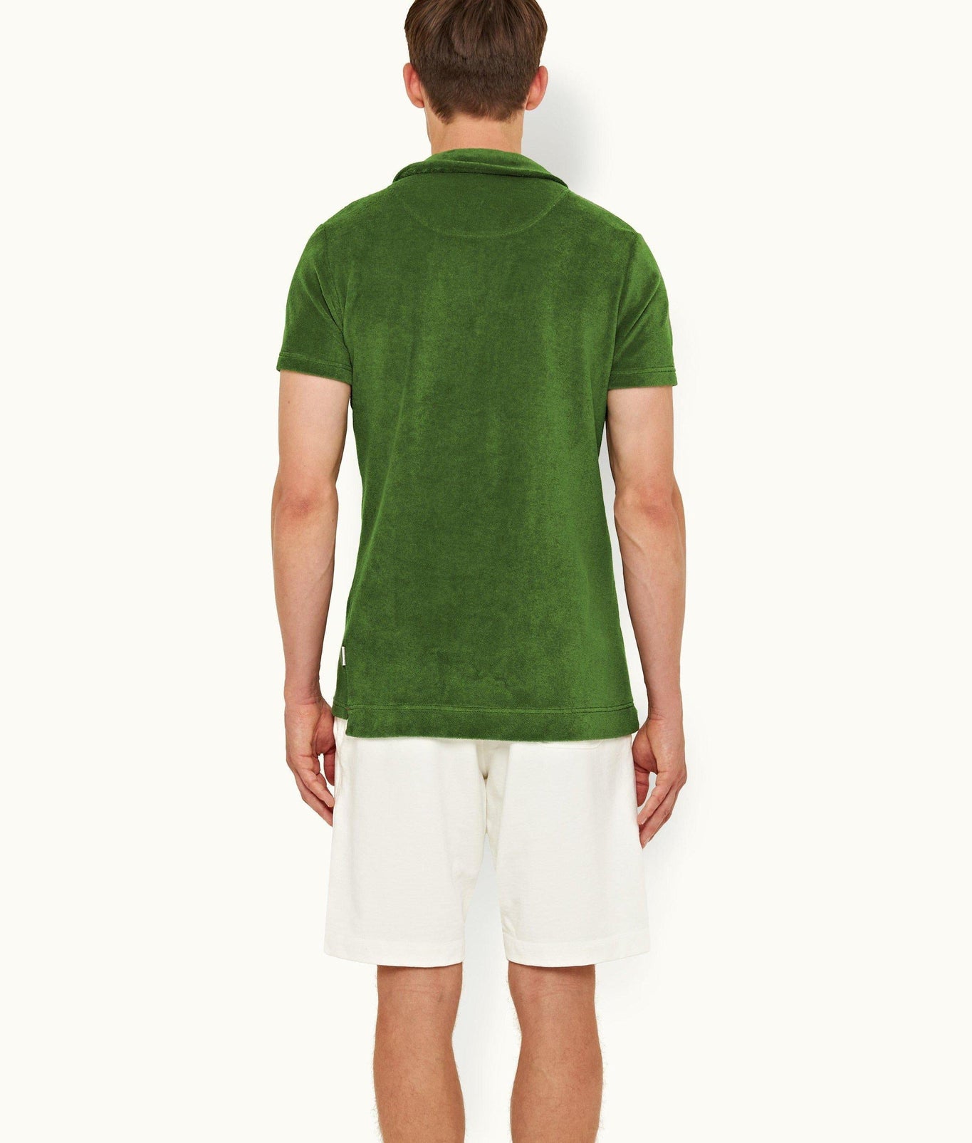 Terry Towelling Tailored Fit Towelling Polo Shirt | Conifer