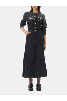 Textured Midi Dress | Black