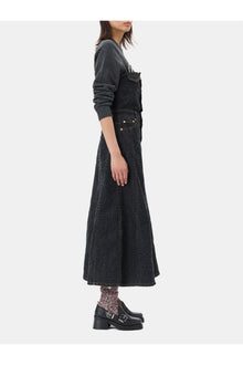 Textured Midi Dress | Black