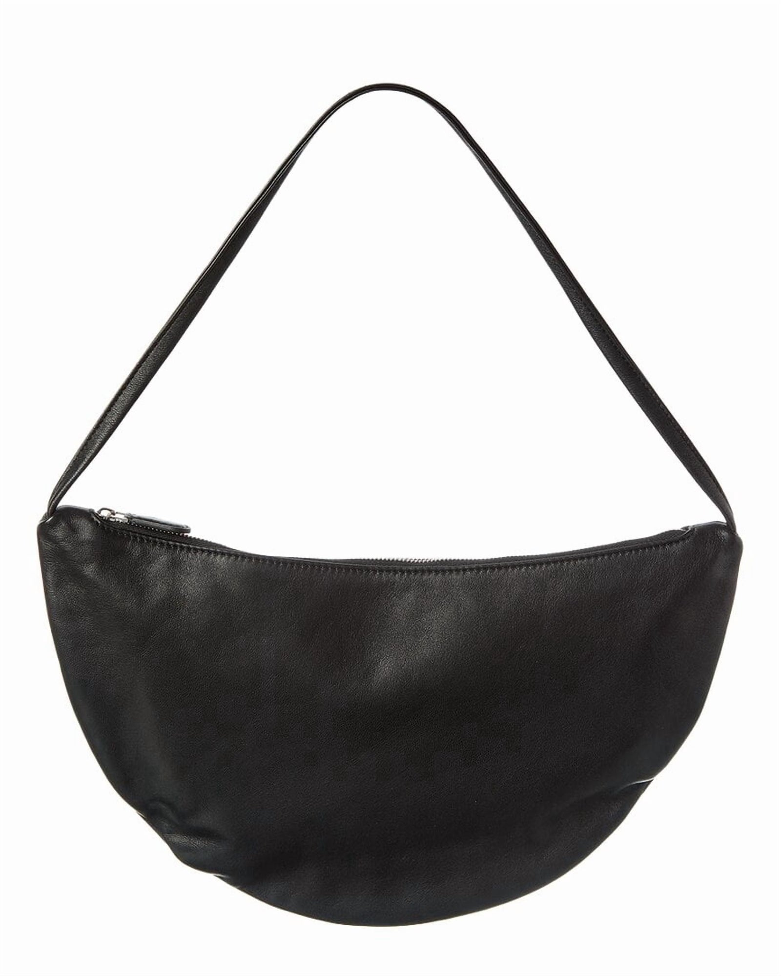 The Row | Womens | Lizzy Small Leather Hobo Bag | Black