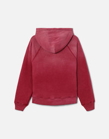 Womens | Thermal Lined Raglan Hoodie Snoopy | Faded Beet