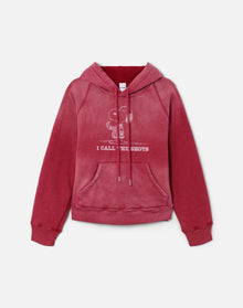 Womens | Thermal Lined Raglan Hoodie Snoopy | Faded Beet
