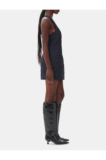Tie Strap Mini Dress | Peacoat