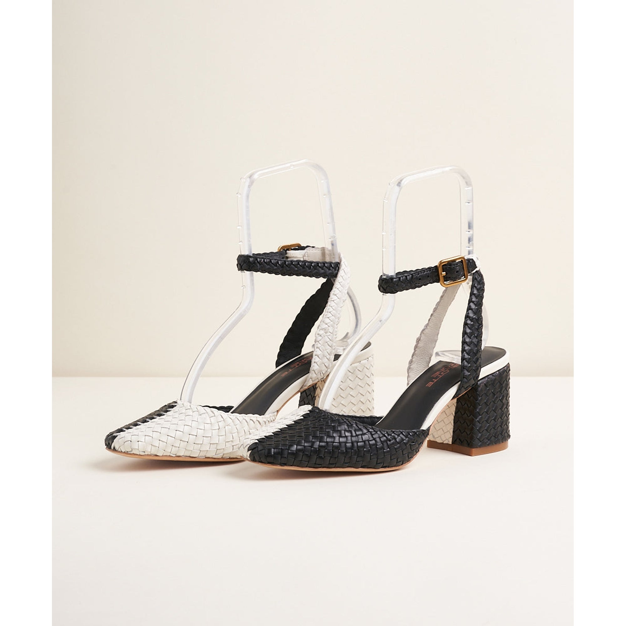 Toni Classy Woven Block Heel | Tux