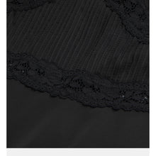 Top With Lace Details | Women | Black