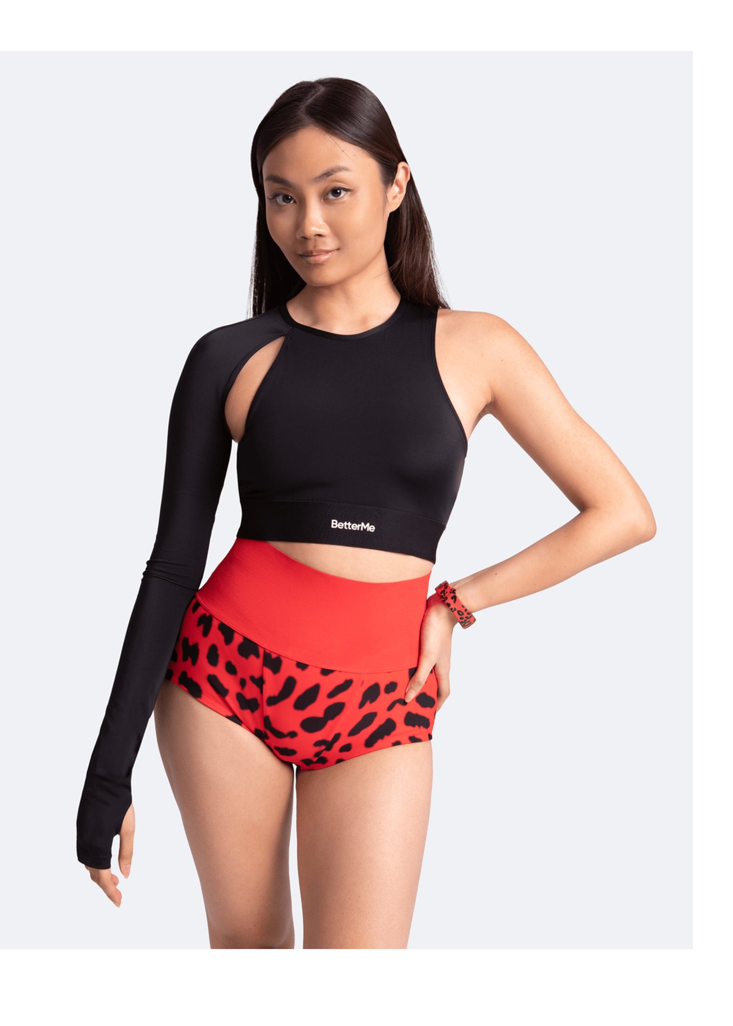 Trendy One-Shoulder Top | Black