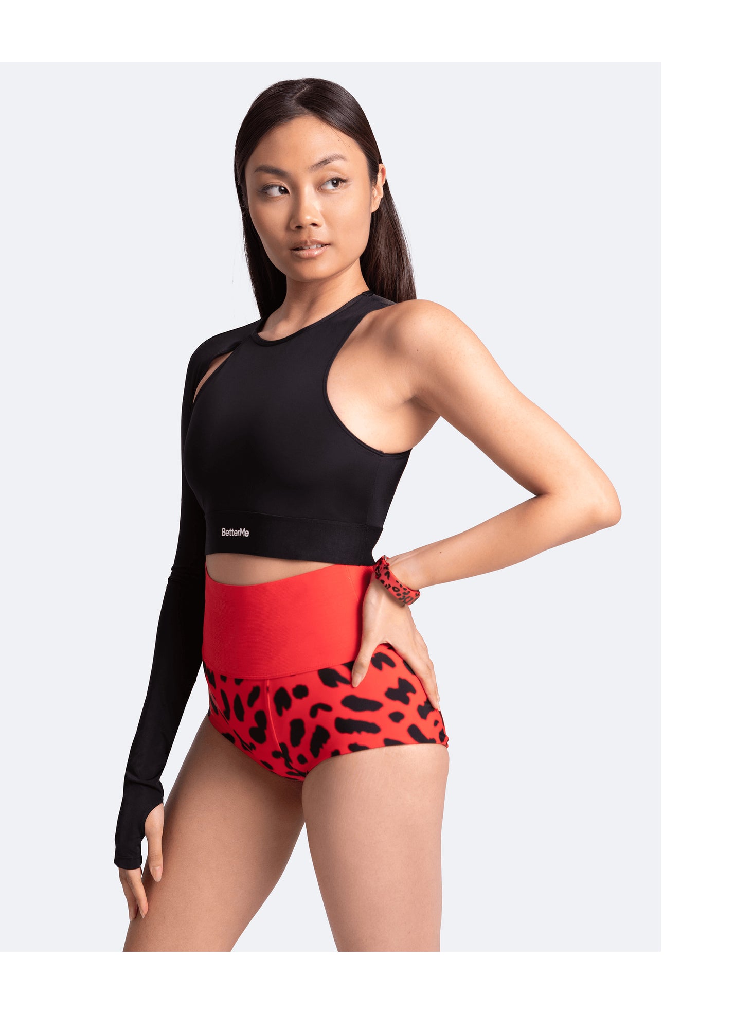Trendy One-Shoulder Top | Black
