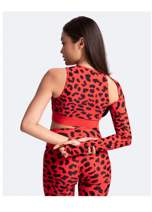 Trendy One-Shoulder Top | Red Leo
