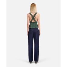 Trousers With Chains | Women | Navy Blue