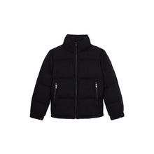 Tweed Puffer Jacket | Women | Black