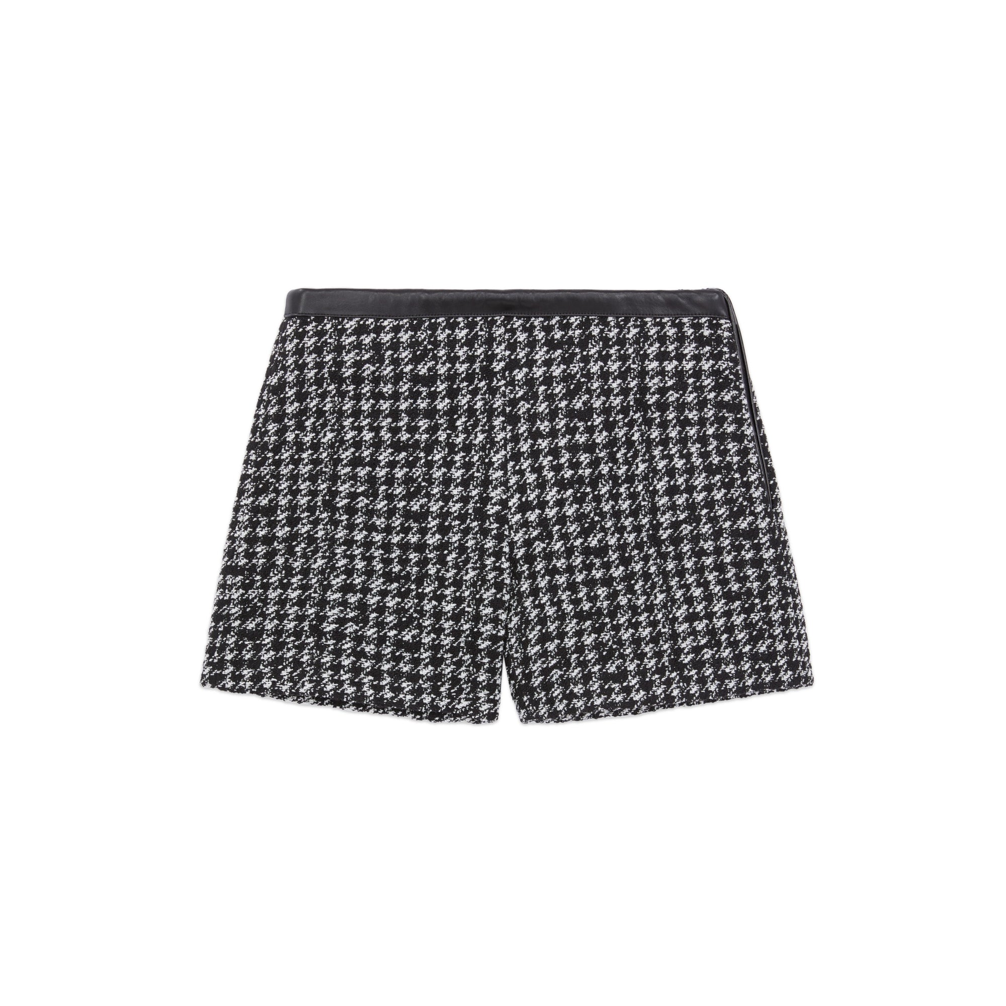 Tweed Shorts | Women | Black x White