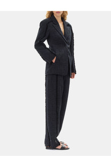 Tweed Suiting Blazer | Black
