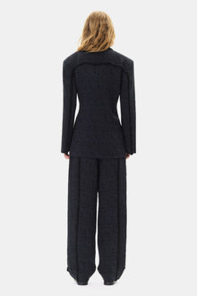 Tweed Suiting Blazer | Black