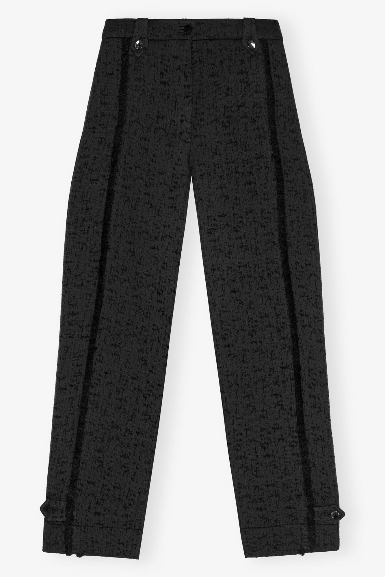 Tweed Suiting Trousers | Black