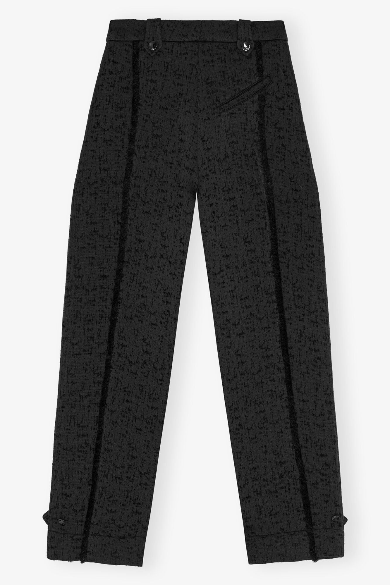 Tweed Suiting Trousers | Black