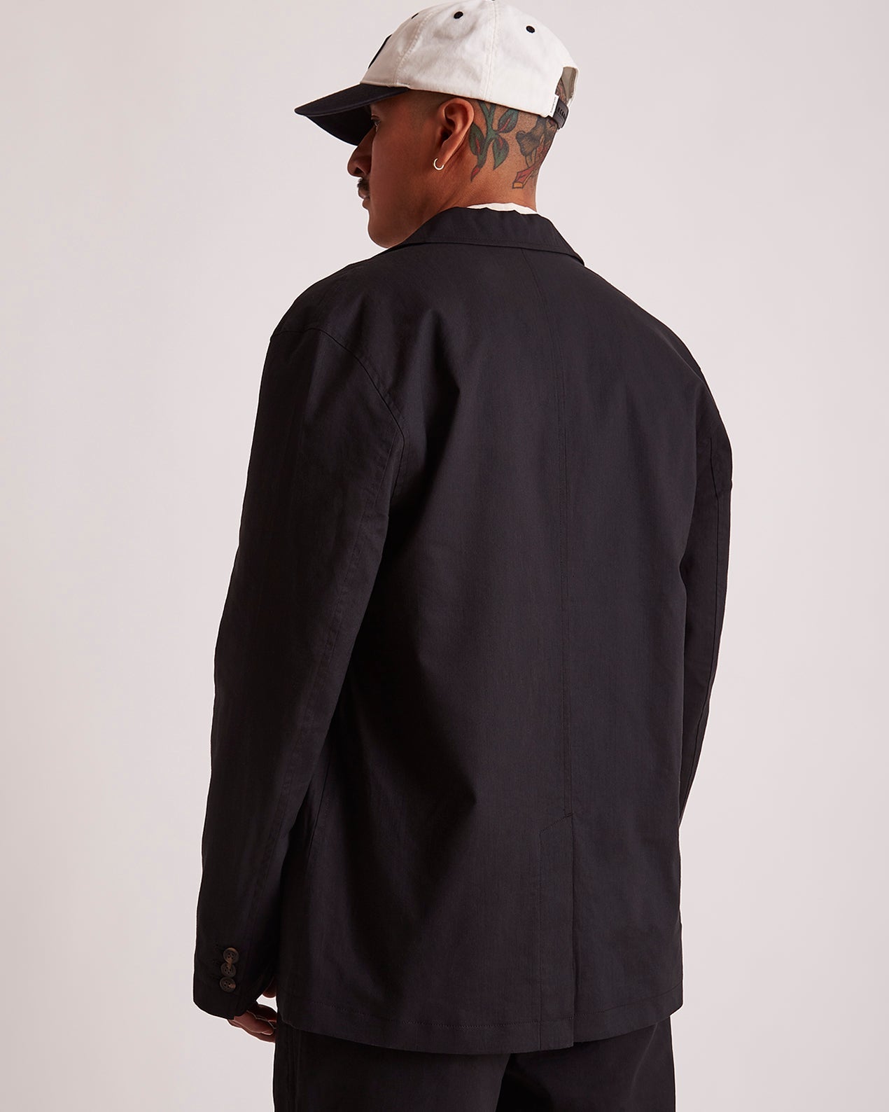 Black | Mirza Linen Jacket