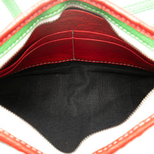 Balenciaga | Pre-Owned Lambskin Bazar Crossbody | Green