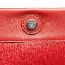 Celine | Pre-Owned Leather Frame Shoulder Bag | Pink/Salmon/Red