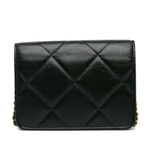 Chanel | Pre-Owned Quilted Calfskin Strass Clutch With Chain Flap | Black