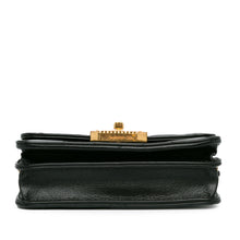 Chanel | Pre-Owned Quilted Calfskin Strass Clutch With Chain Flap | Black