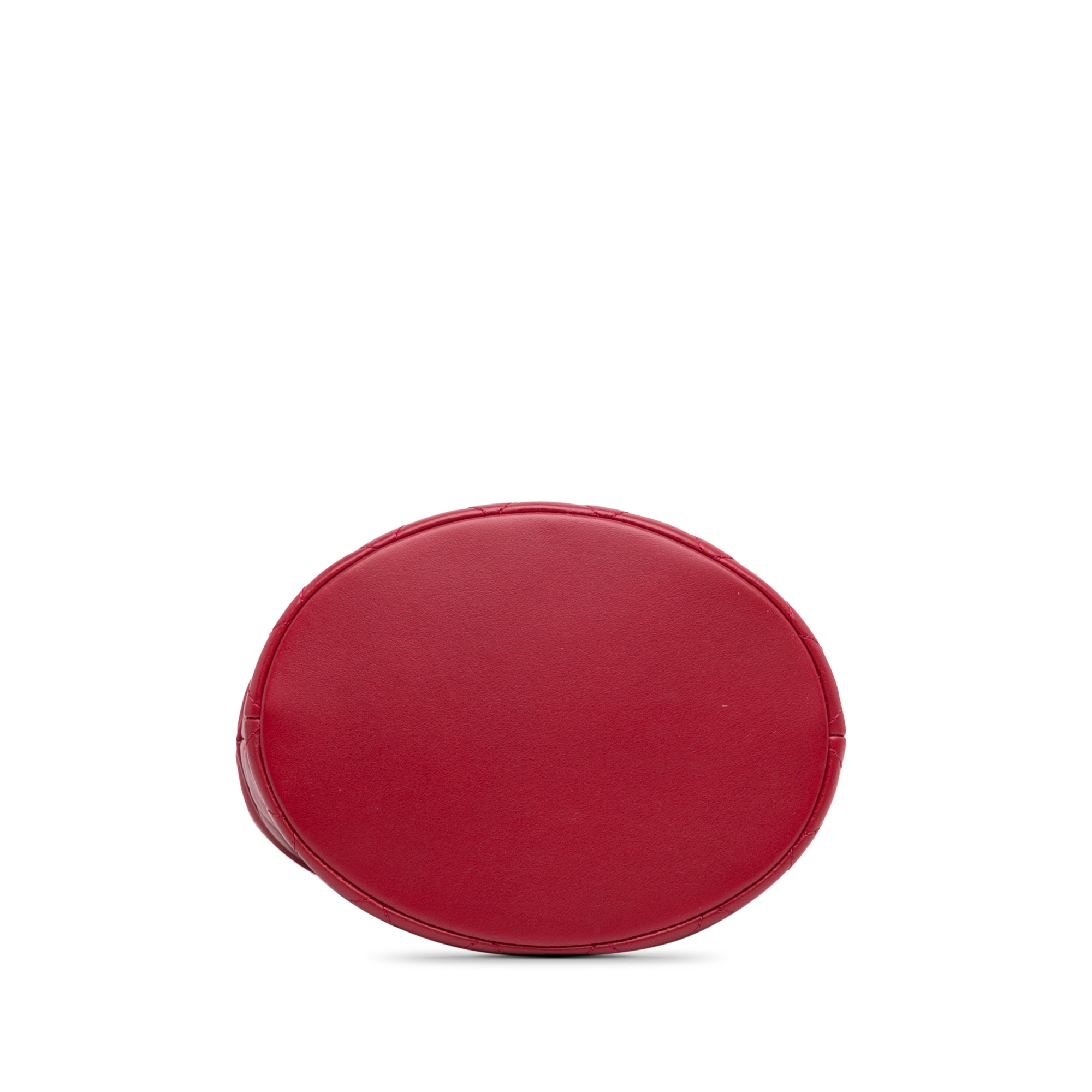 Chanel | Pre-Owned Calfskin Boy Bucket Bag | Red