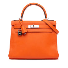 Hermes | Pre-Owned Togo Kelly II Retourne 28 | Orange