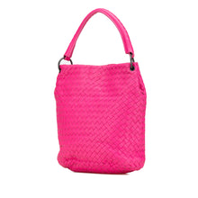 Bottega Veneta | Pre-Owned Nappa Intrecciato Bucket Bag - I | Pink/Hot Pink