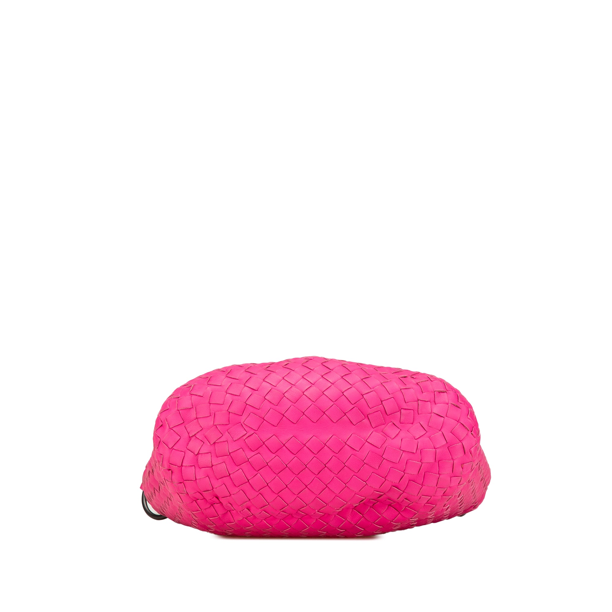 Bottega Veneta | Pre-Owned Nappa Intrecciato Bucket Bag - I | Pink/Hot Pink