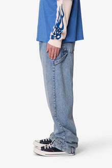 Ultra Baggy Reconstructed Denim | Washed Blue