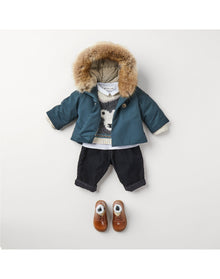 Unisex | Bastine Parka | 2Y-3Y | Thunder Blue