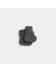 Unisex | Telse Baby Booties | Medium Heathered Gray