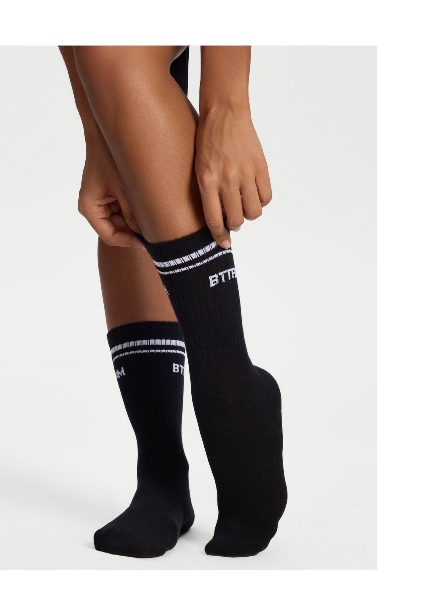 Unisex Half-Crew Socks | Black