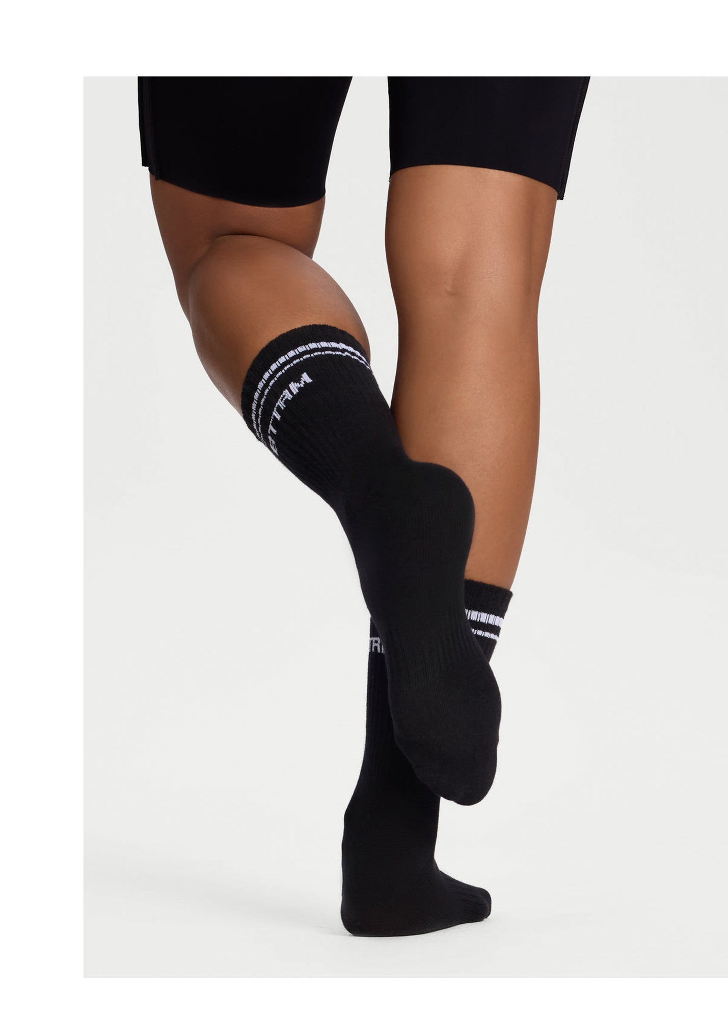 Unisex Half-Crew Socks | Black