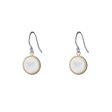 The Engravable Circle Pendant Earring | 18K Yellow Gold-Plated