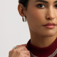 Margo Earring | Rhodium-Plated Brass