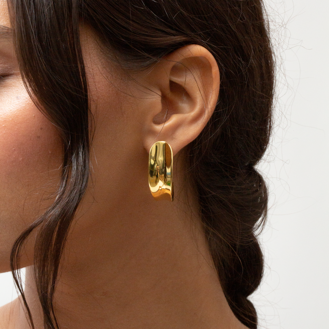 Natalia Hoop | 18K Yellow Gold-Plated