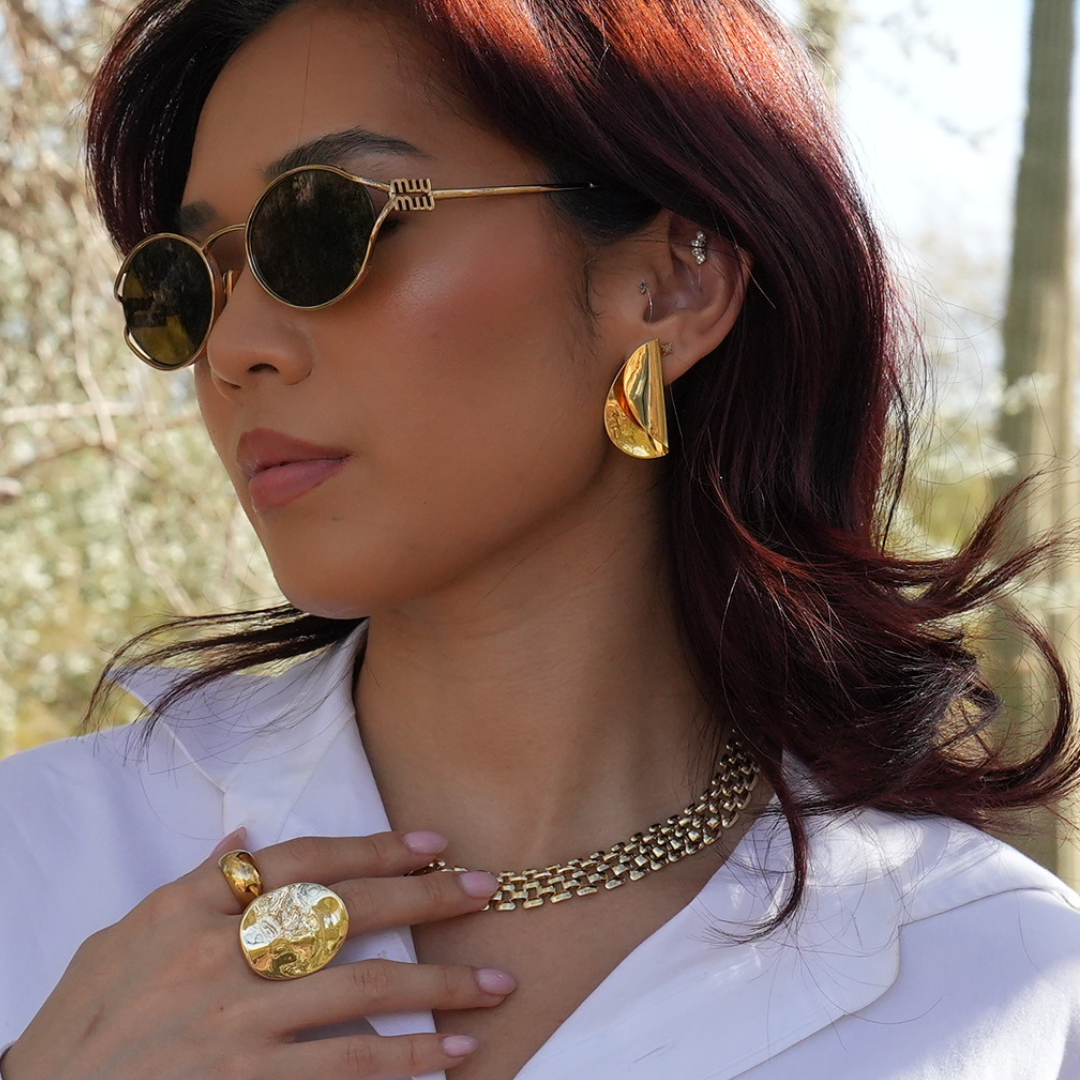 Valentina Earring | 18K Yellow Gold-Plated